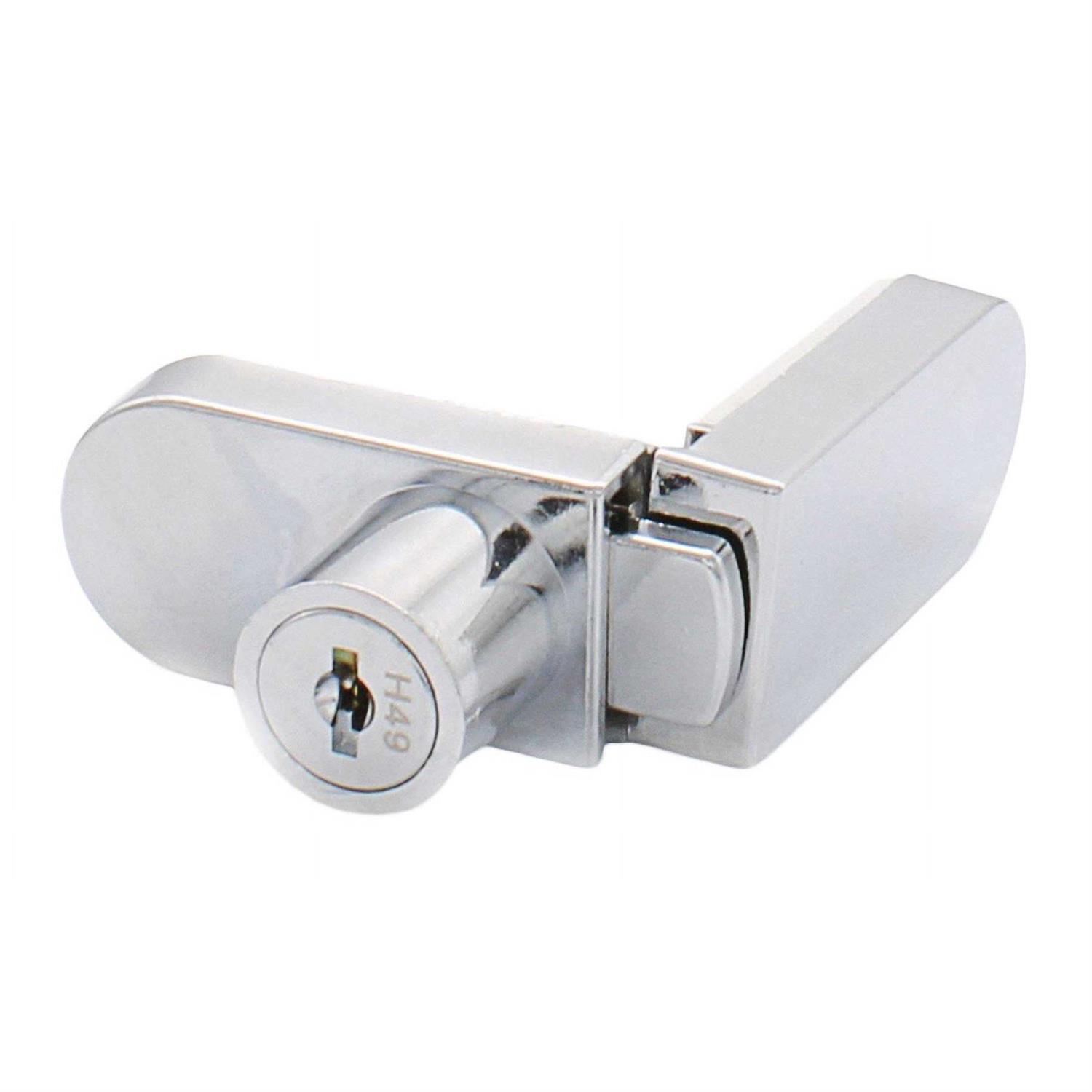 Crl Chrome Keyed Alike No-Drill Showcase Lock 255chka - Cheap Fitting