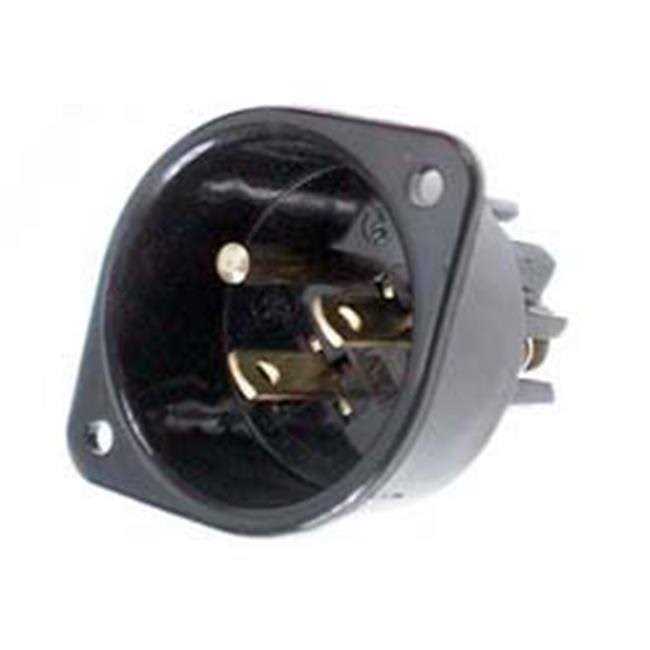 Leviton 5239 15 Amp 125 Volt Flanged Inlet Receptacle - Cheap Fitting