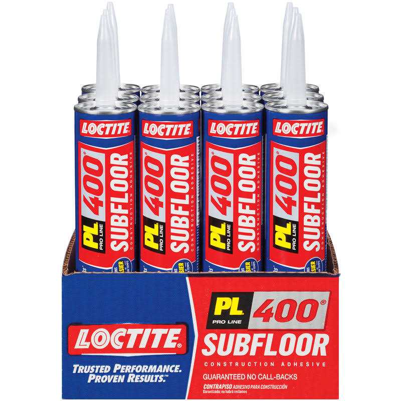 Loctite PL 400 Subfloor Adhesive - Cheap Fitting