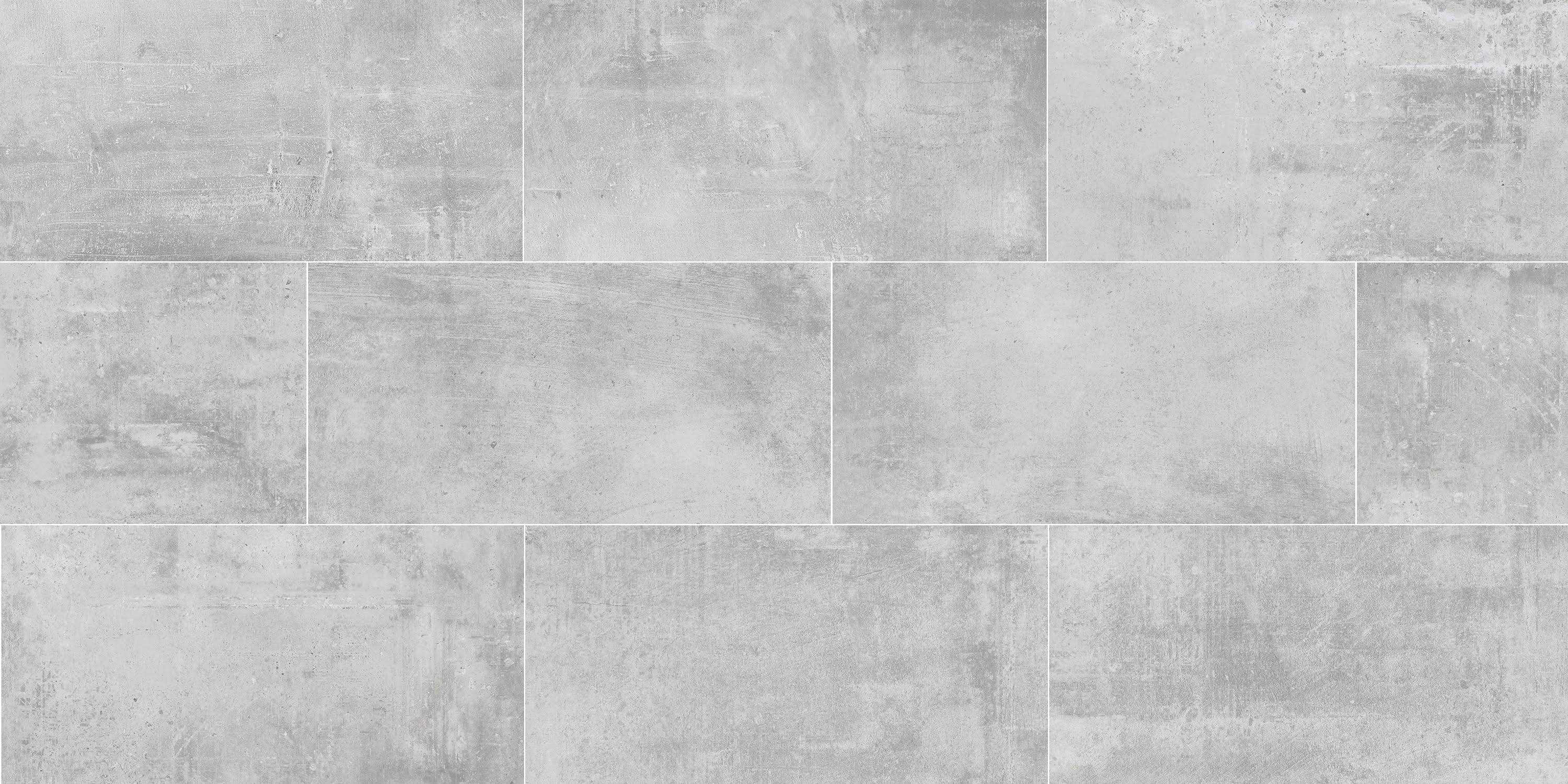 American Villa Cityscape Gray 12-in x 24-in Glazed Porcelain Cement Look Floor and Wall Tile 2240516 - Cheap Fitting