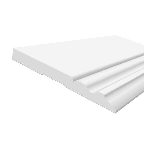 MTRIM Baseboard Prepainted 9/16 in. Height x 5.25 in. Width x Length - Cheap Fitting