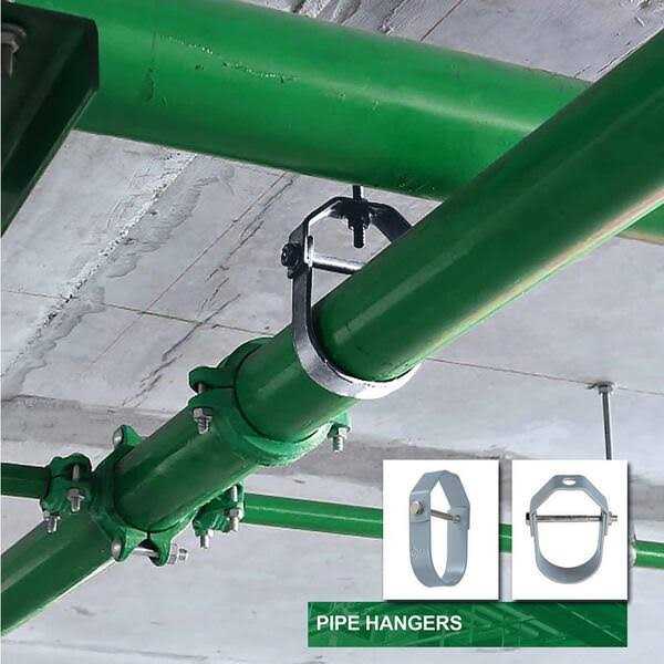 The Plumber’s Choice Clevis Hanger for Vertical Pipe Support in Standard Galvanized Steel - Cheap Fitting