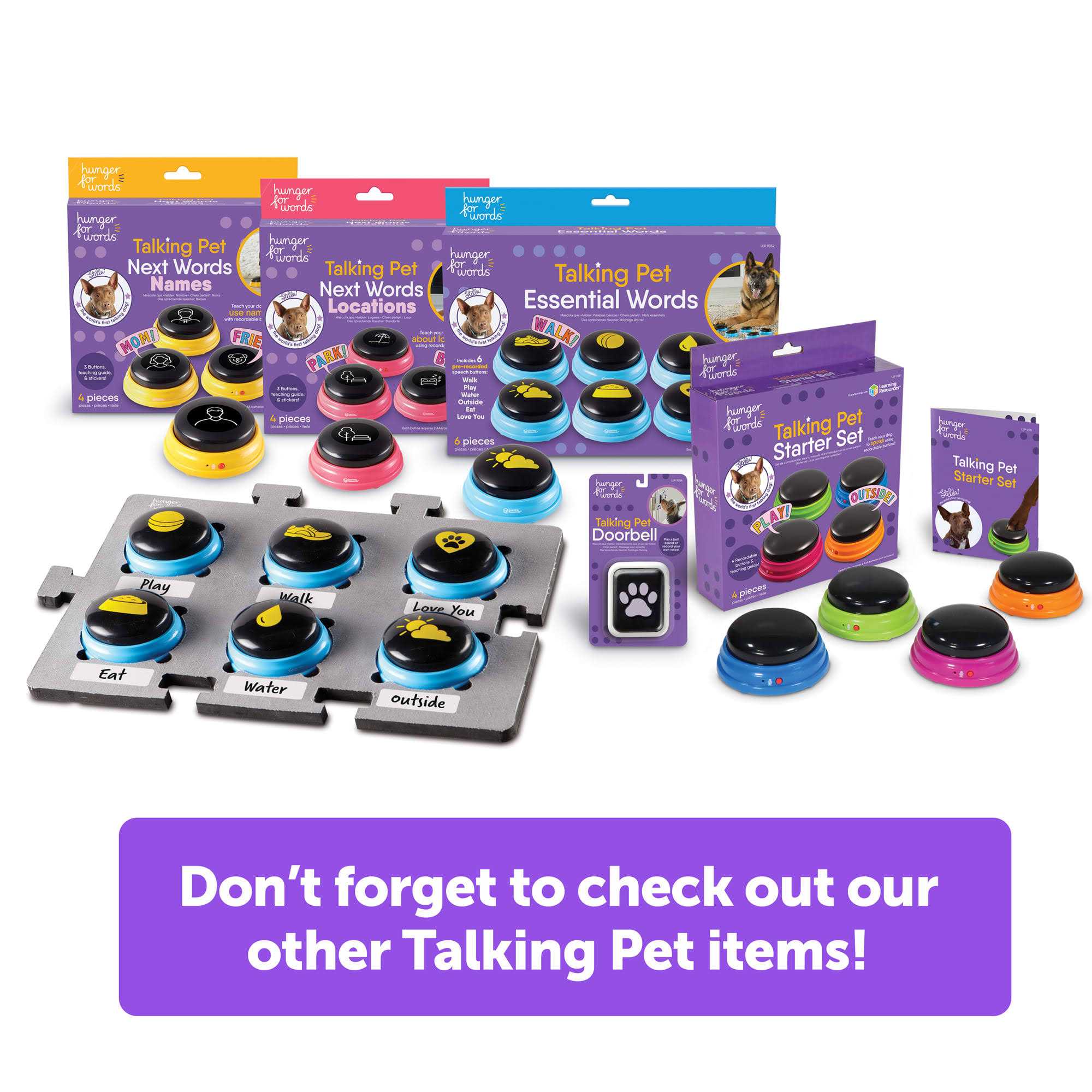 Hunger for Words Talking Pet Doorbell - Cheap Fitting