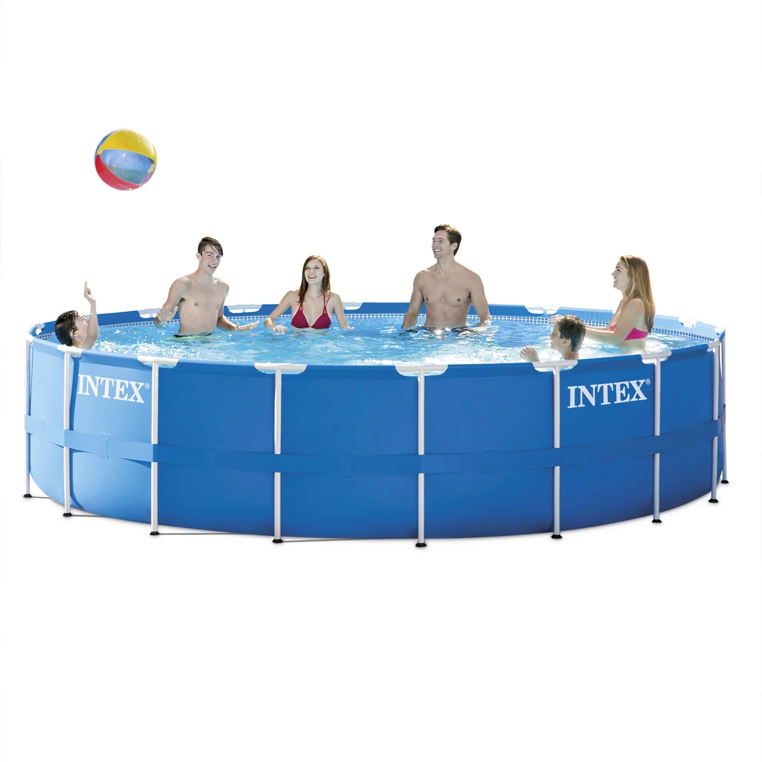 Intex 18Ft X 48In Metal Frame Pool Set - Cheap Fitting