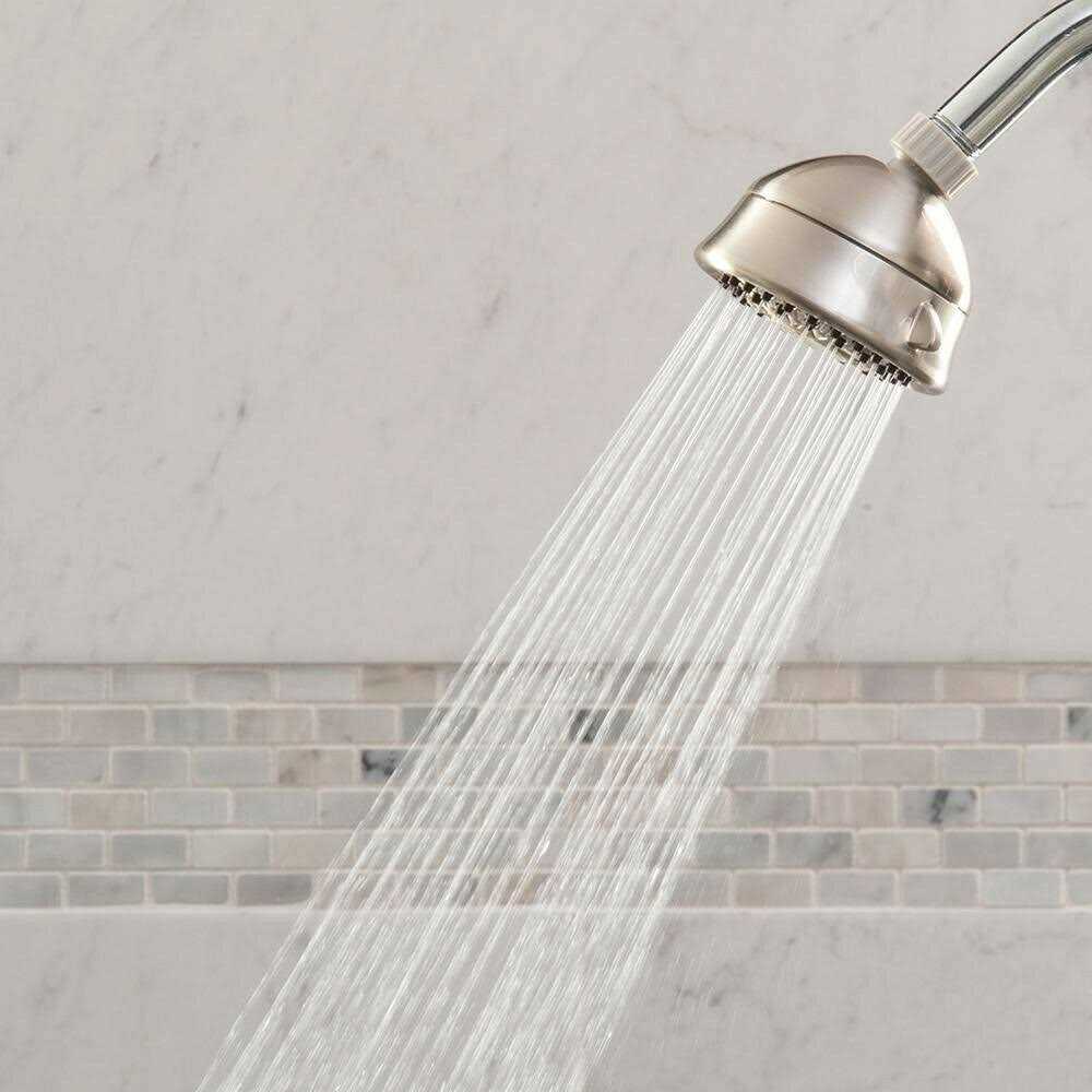 Waterpik 5-Spray 3.8 in. Single Wall Mount Low Flow Fixed Shower Head TAV-529E - Cheap Fitting