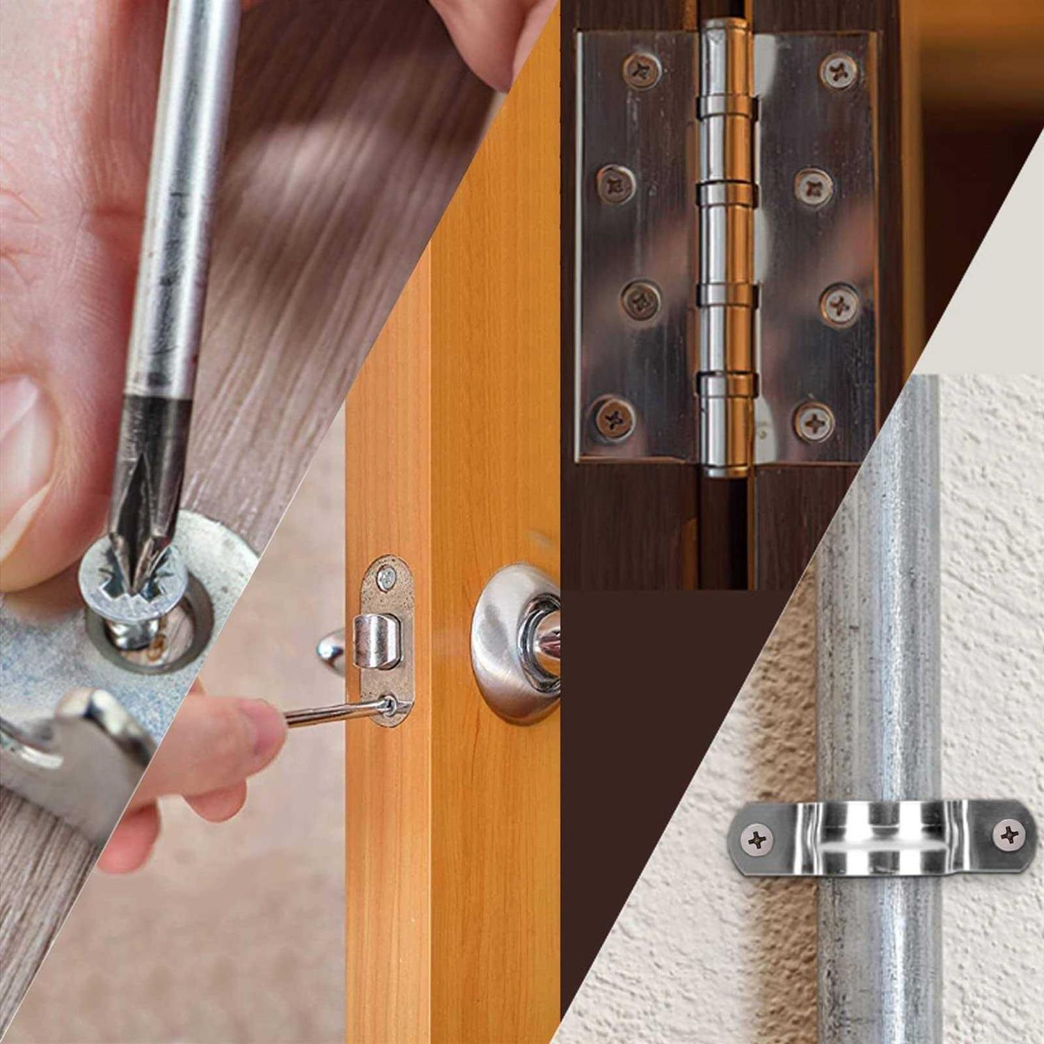 SG TZH Wood Screw 100Pcs 18-8 Stainless Steel Screws Flat Head Phillips Fast Self Tapping Drywall Screws - Cheap Fitting