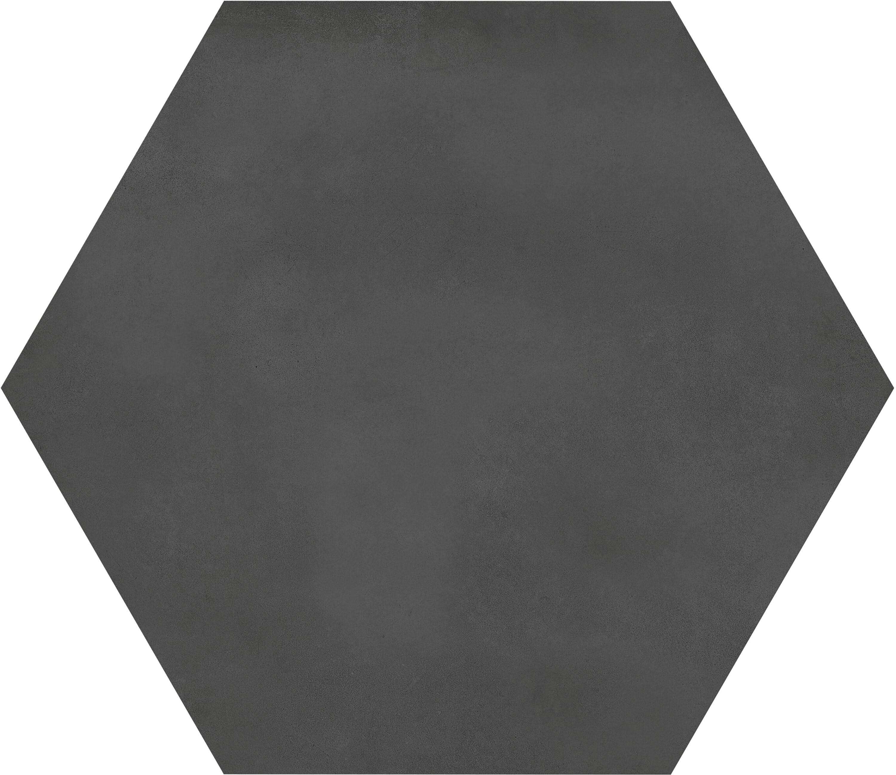 Satori Nouveau Hexagon 7-in x 8-in Matte Porcelain Encaustic Floor and Wall Tile 1001 - Cheap Fitting