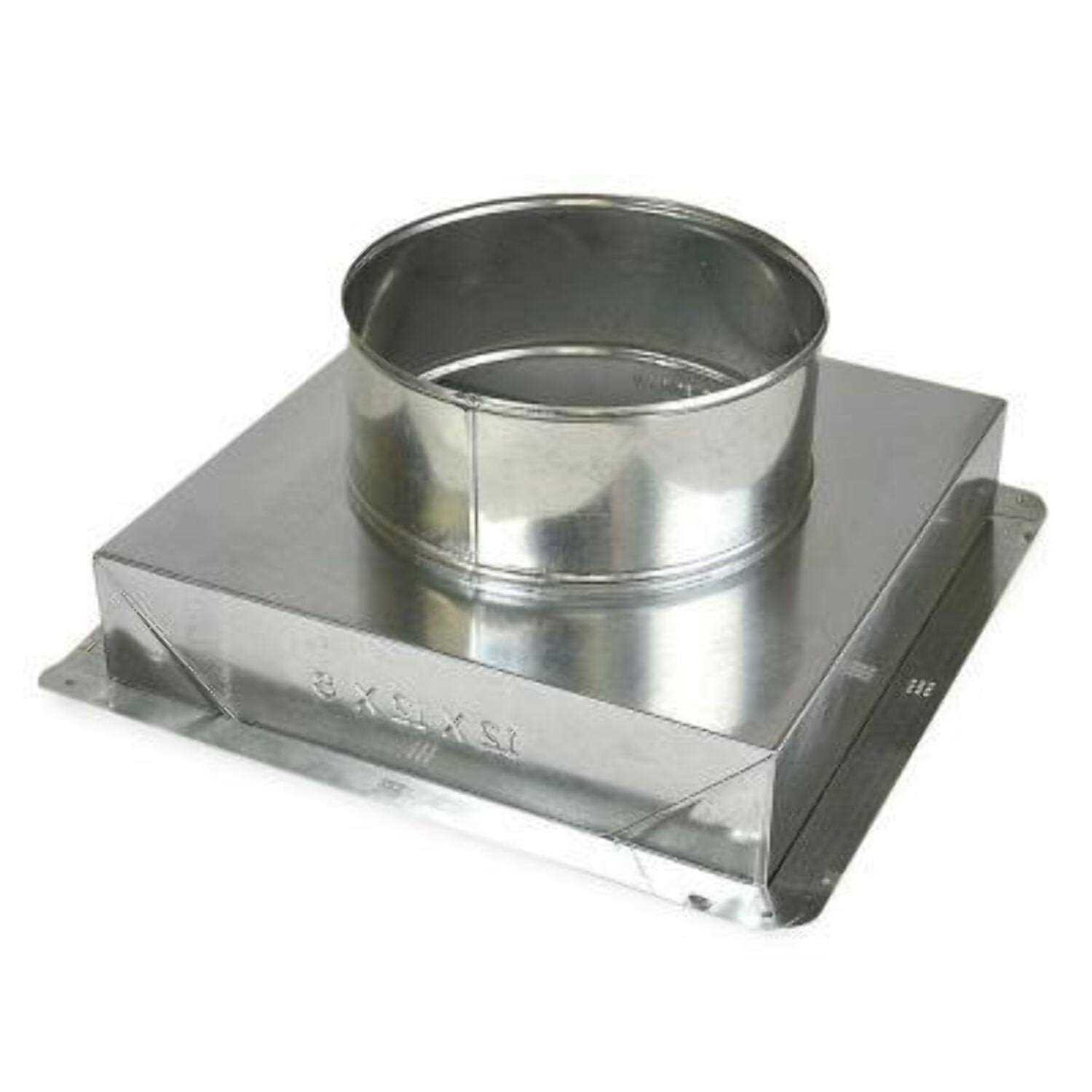 Master Flow 14 in. x 14 in. to 12 in. Ceiling Register Box - Cheap Fitting