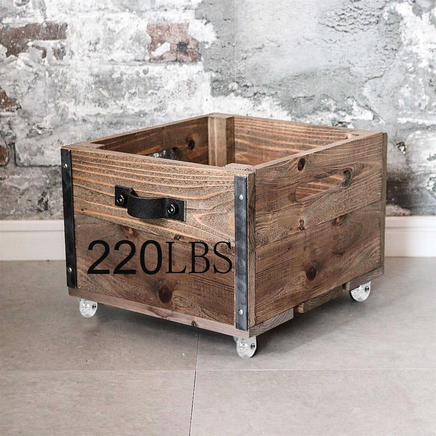 YAEMIKY 4 Pack Swivel Caster Wheels for Furniture 2 Inch Heavy Duty Castor Wheels - Cheap Fitting