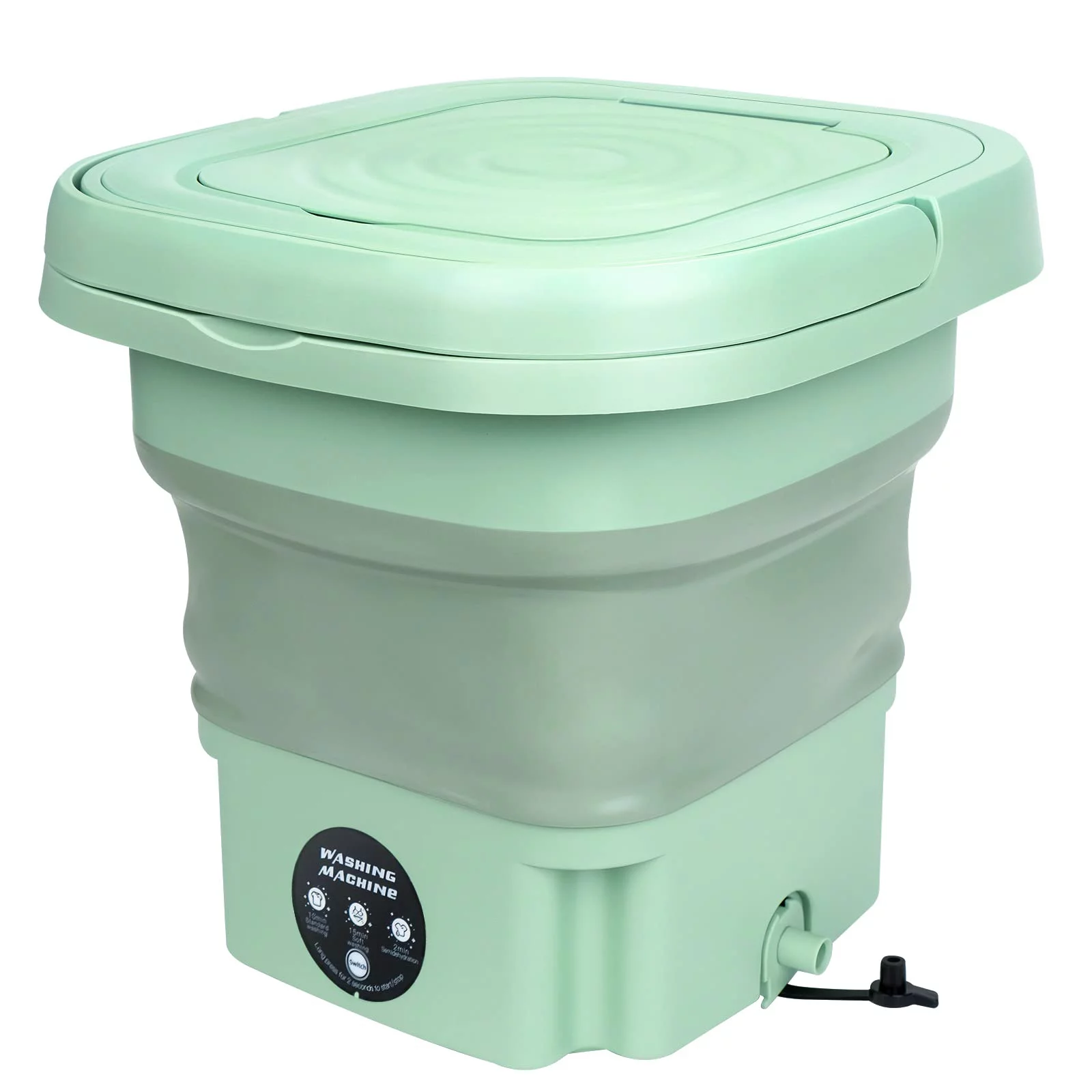 Portable Foldable Washing Machine for Apartments, Underwear, and Laundry - Cheap Fitting