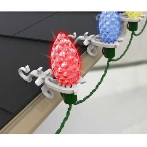 Deluxe Shingle/Gutter Light Clips - Cheap Fitting