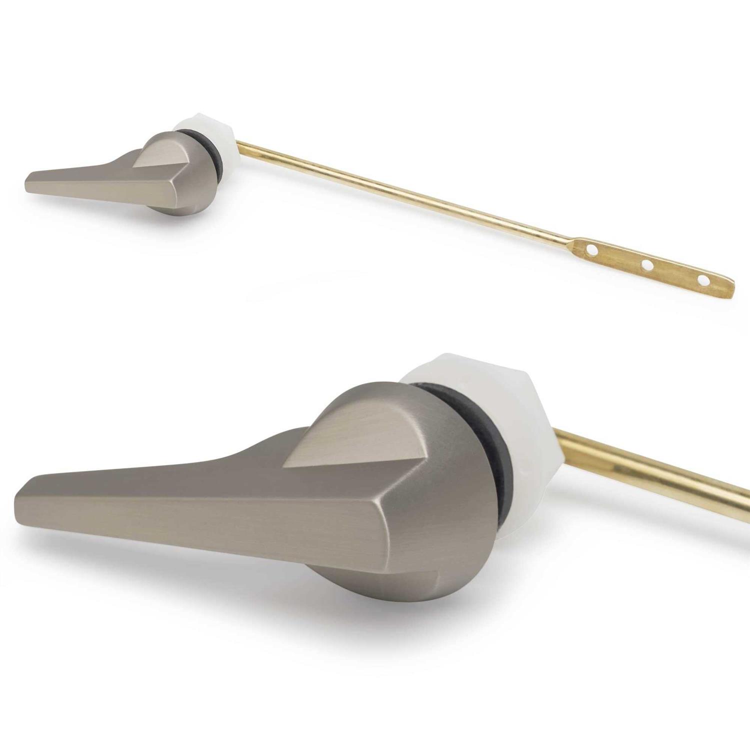 RAVINE Universal Toilet Handle Lever Replacement Zinc Modern Toilet Handle with Brass Arm - Cheap Fitting