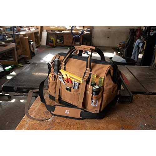 Carhartt 18-inch Molded Base Heavyweight Tool Bag - Cheap Fitting