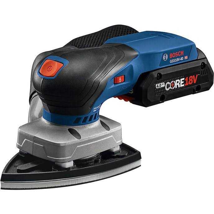 Bosch GSS18V-40N 18V Brushless Sheet Orbital Finishing Sander - Cheap Fitting