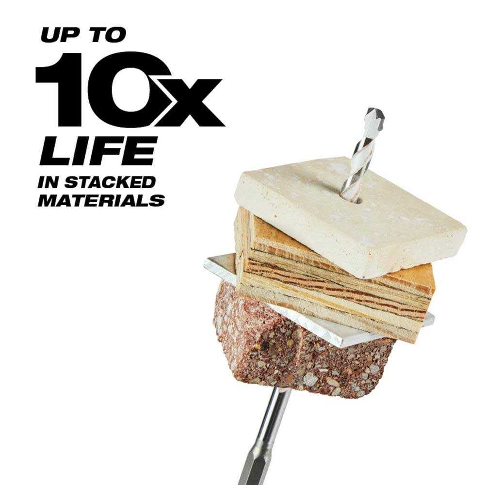 Milwaukee 48-20-8899 7pc SHOCKWAVE Impact Duty Carbide Multi-Material Drill Bit Kit - Cheap Fitting