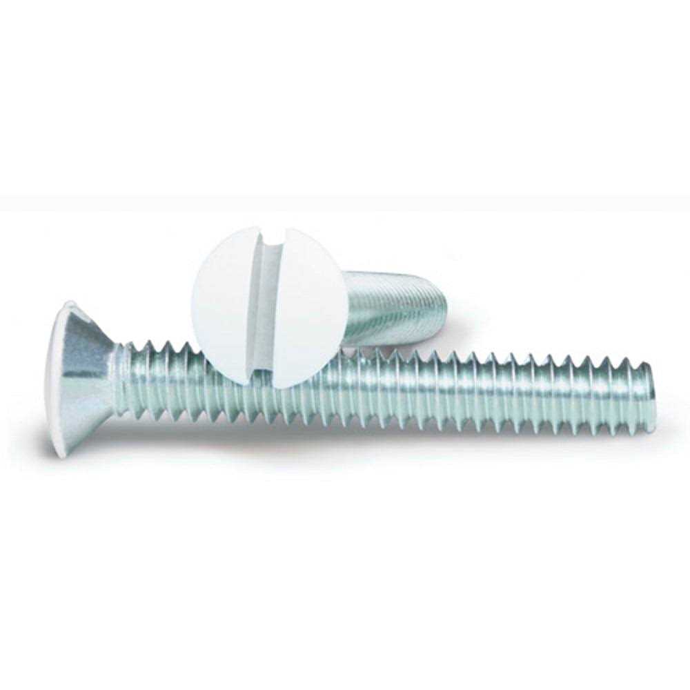 Amerelle PSW White Wall Plate Screws - Cheap Fitting