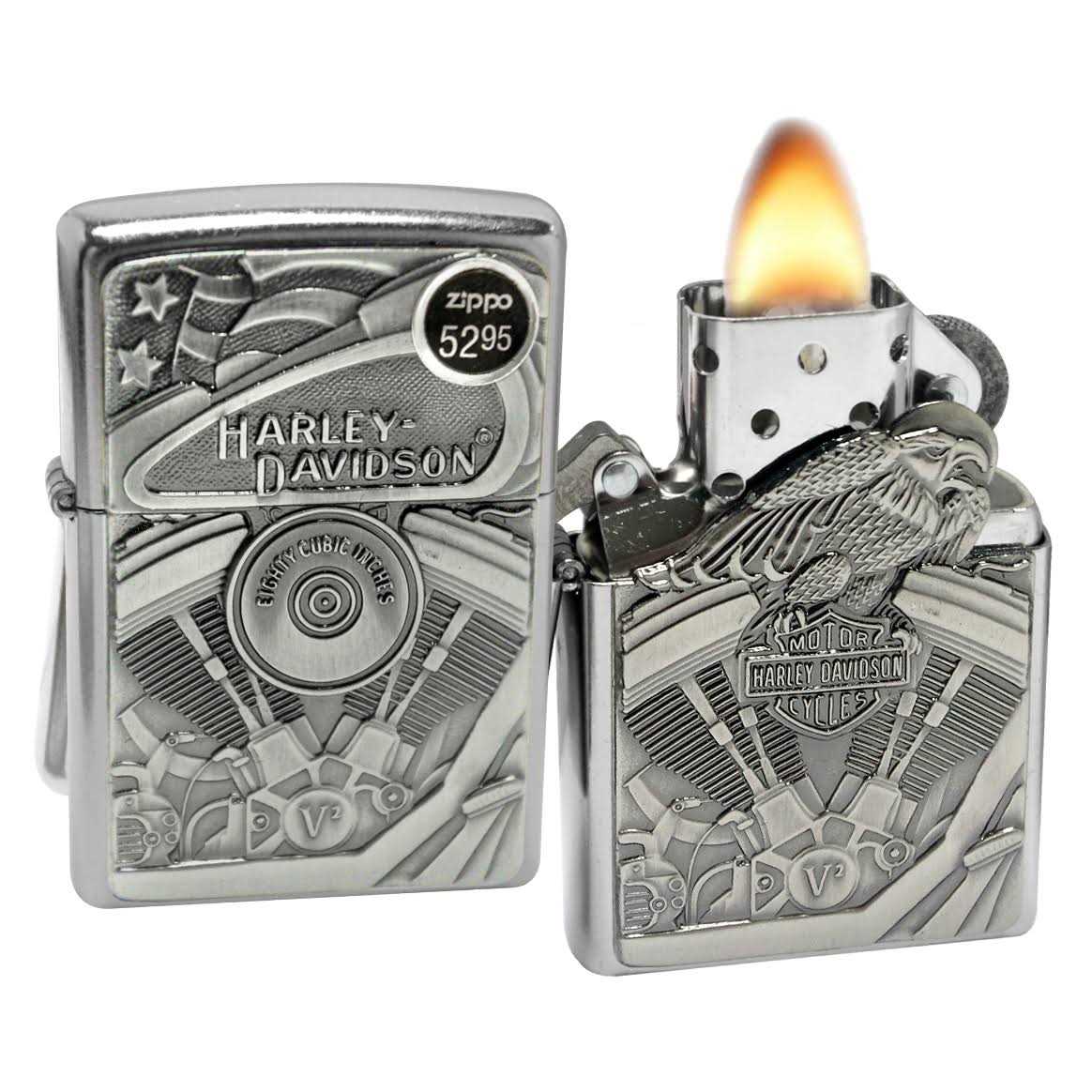Zippo Harley-Davidson Street Chrome Motor Flag - Cheap Fitting