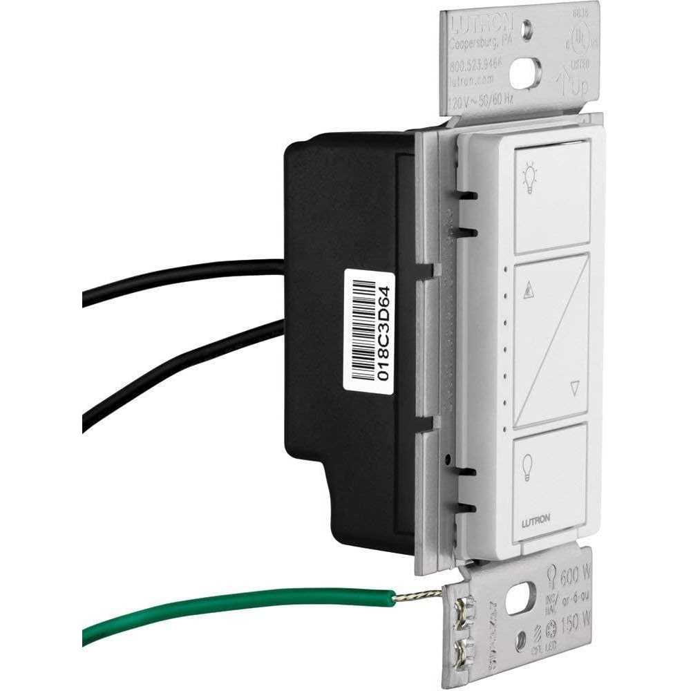 Lutron Caseta Wireless Smart Lighting Dimmer Switch PD-6WCL-WH - Cheap Fitting