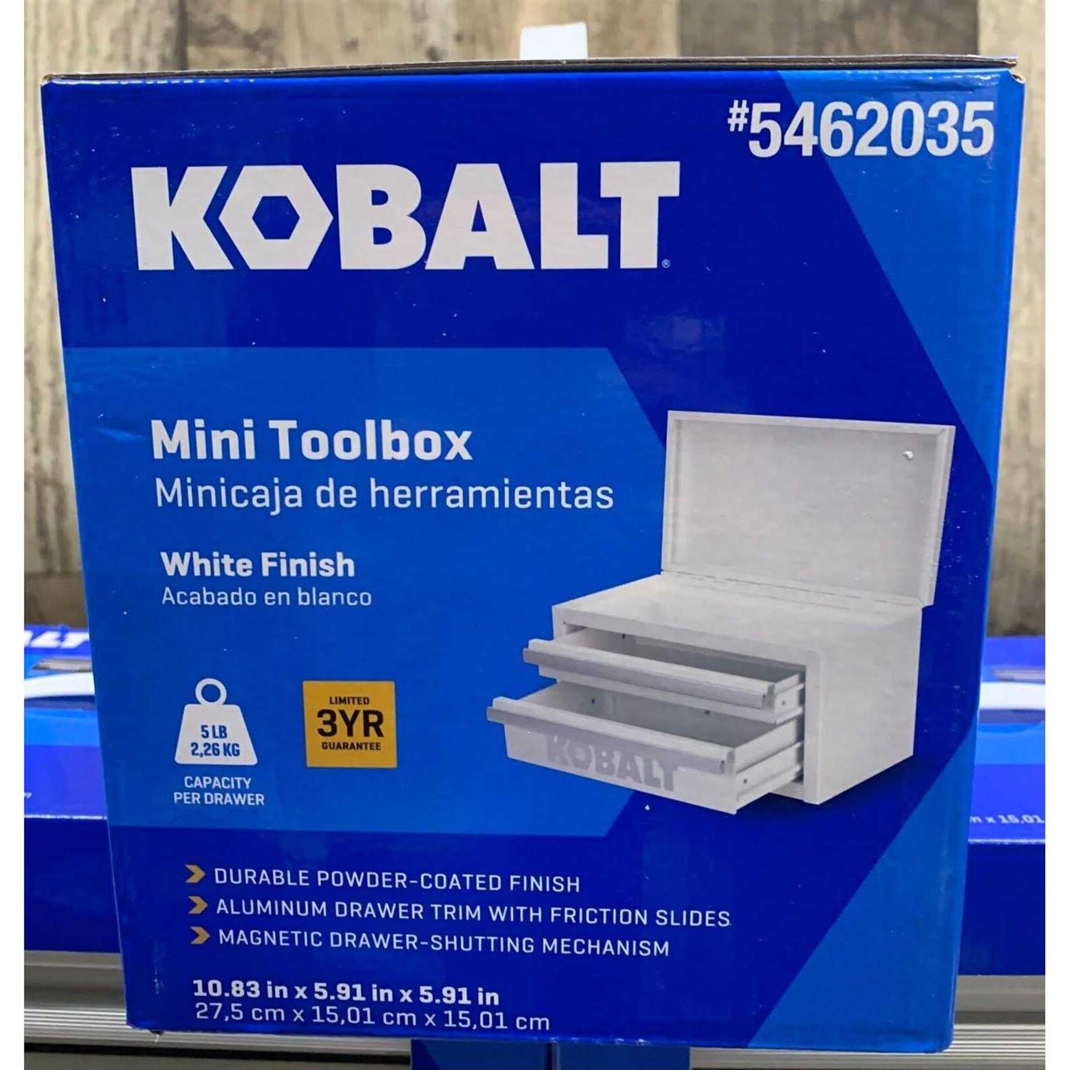 Kobalt Mini Friction 2-Drawer Steel Tool Box 54417 - Cheap Fitting