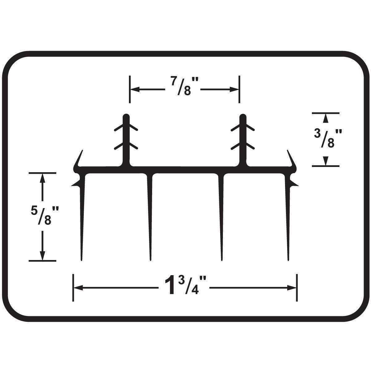 M-D Products 67967 Door Bottom Vinyl - Cheap Fitting