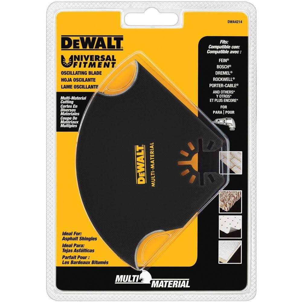 Dewalt DWA4214 Oscillating Multi-Material Blade - Cheap Fitting