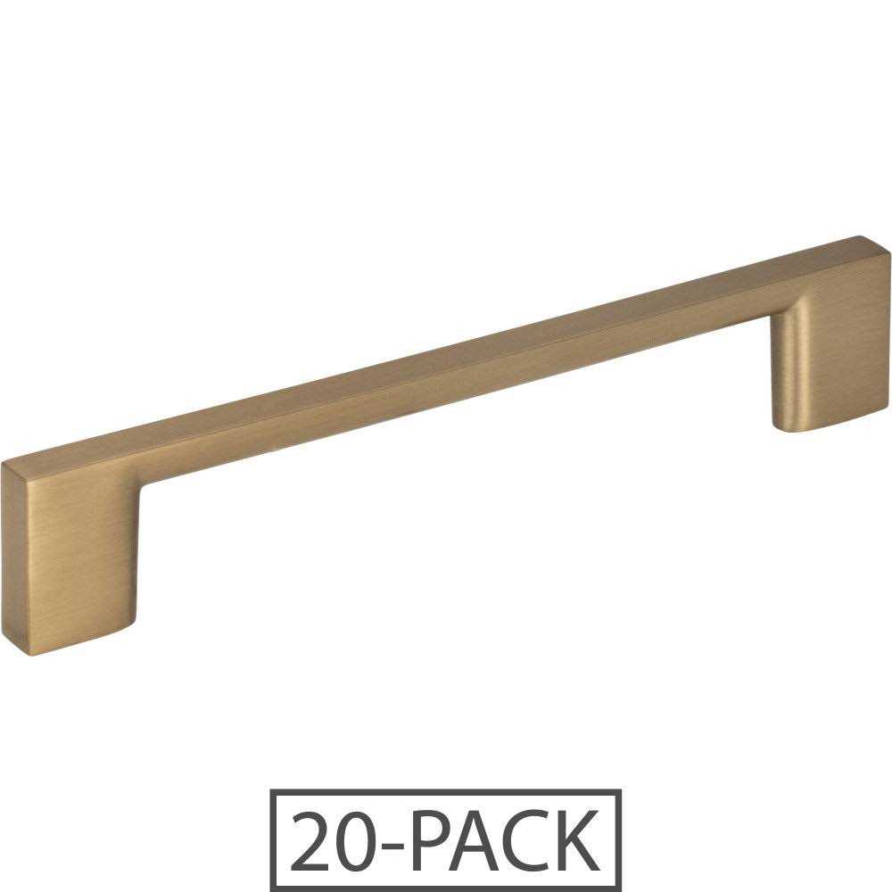 Jeffrey Alexander 128 mm Center-to-Center Square Sutton Cabinet Bar Pull 20-Pack 635-128 - Cheap Fitting