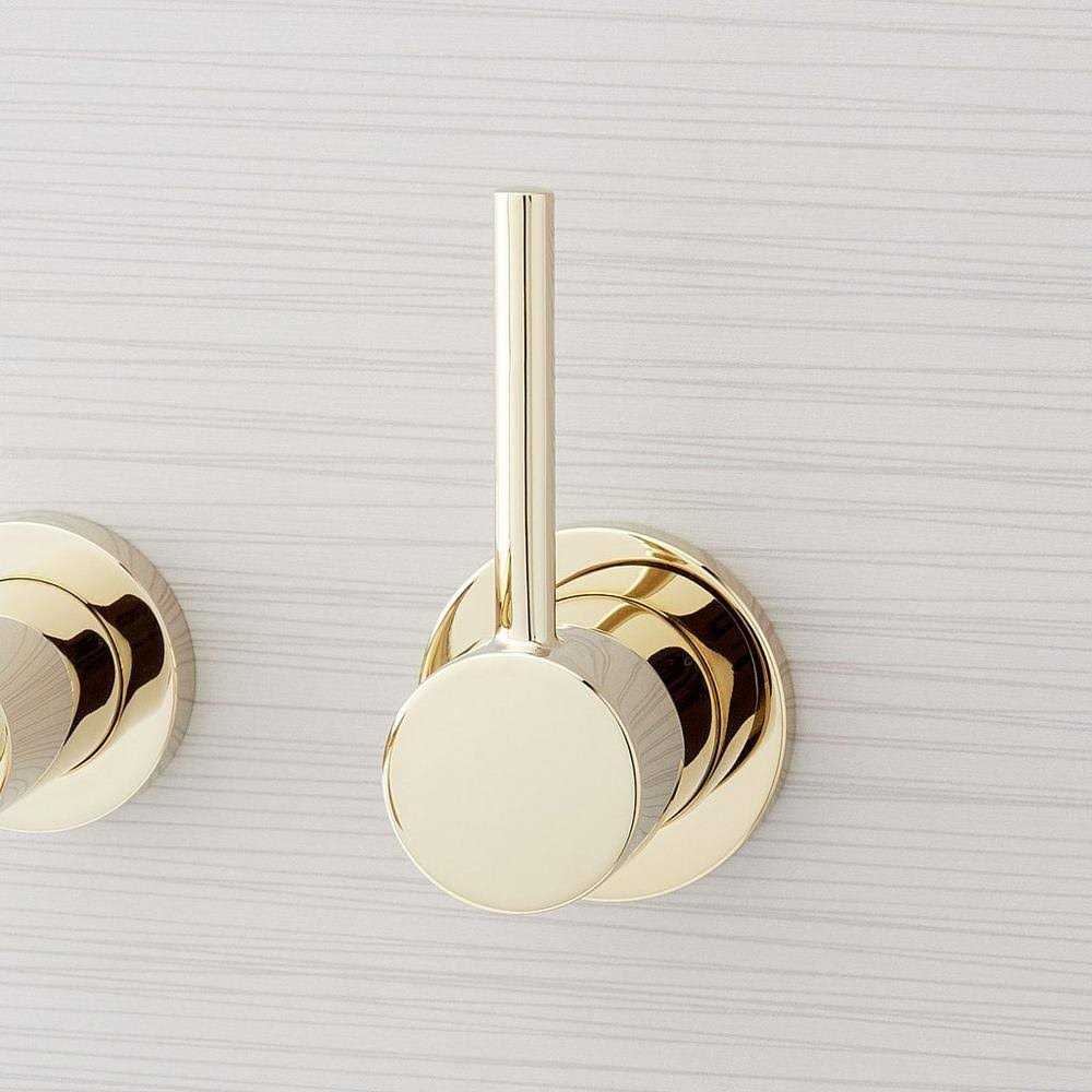 Lexia 1.2 GPM Wall Mounted Widespread Bathroom Faucet Signature Hardware - Cheap Fitting