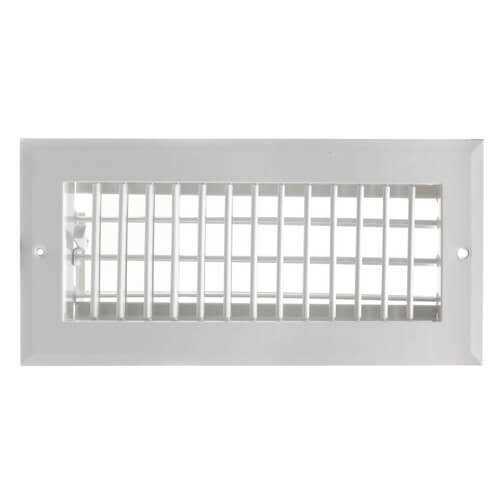 Hart & Cooley 4 White Sidewall/Ceiling Register - Cheap Fitting