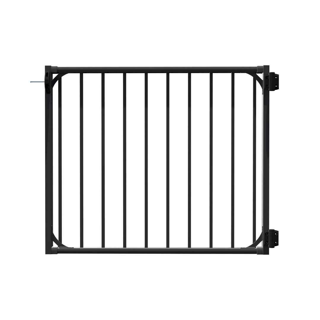 Deckorators Rapid Rail Textured Black Aluminum Deck Rail Gate Conversion Kit - Cheap Fitting