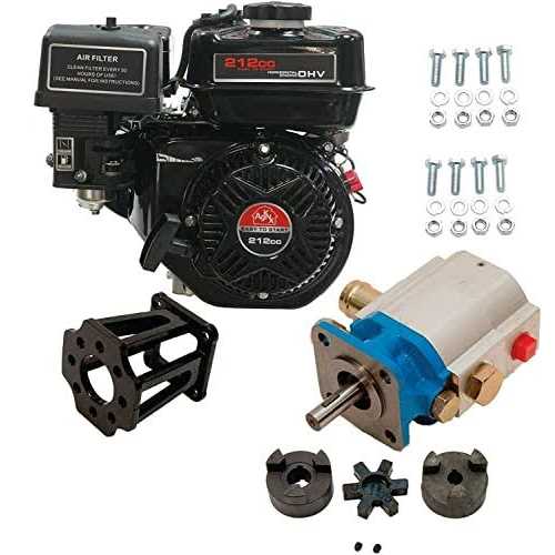 AGKNX ToolTuff Log Splitter Build kit Engine, 11 or 13 GPM pump, mount, coupler, and hardware kit - Cheap Fitting