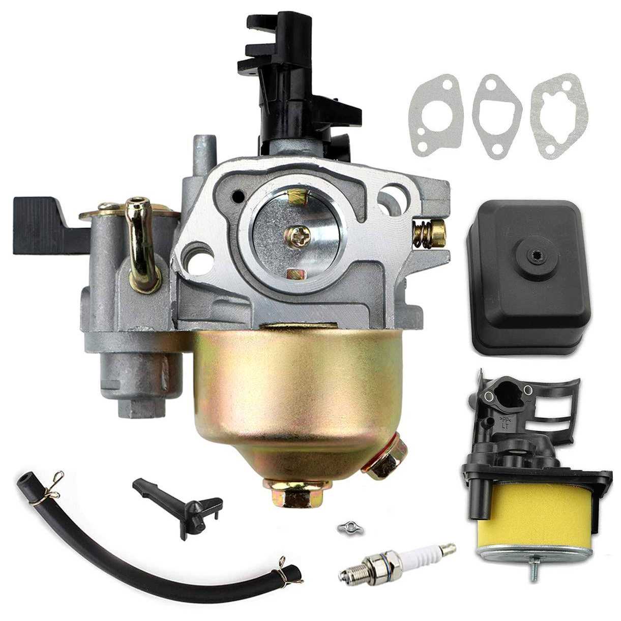 LEIMO KPARTS Gx160 Carburetor for Honda GX120 Gx160 GX200 5.5HP 6.5 HP Small Engine carb Replaces# 16100-ZH8-W61,include Air Filter Housing with Air Filter - Cheap Fitting