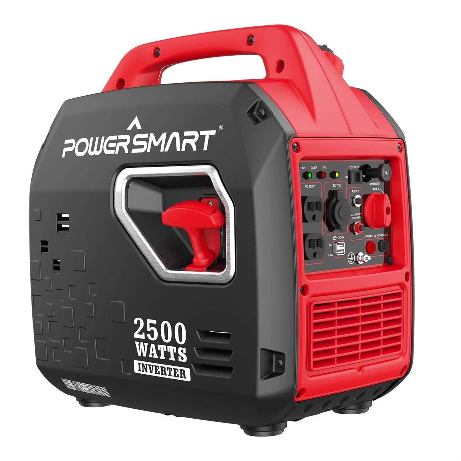 Powersmart 2500w Portable Inverter Gas Generator for Home Use Outdoors Camping - Cheap Fitting