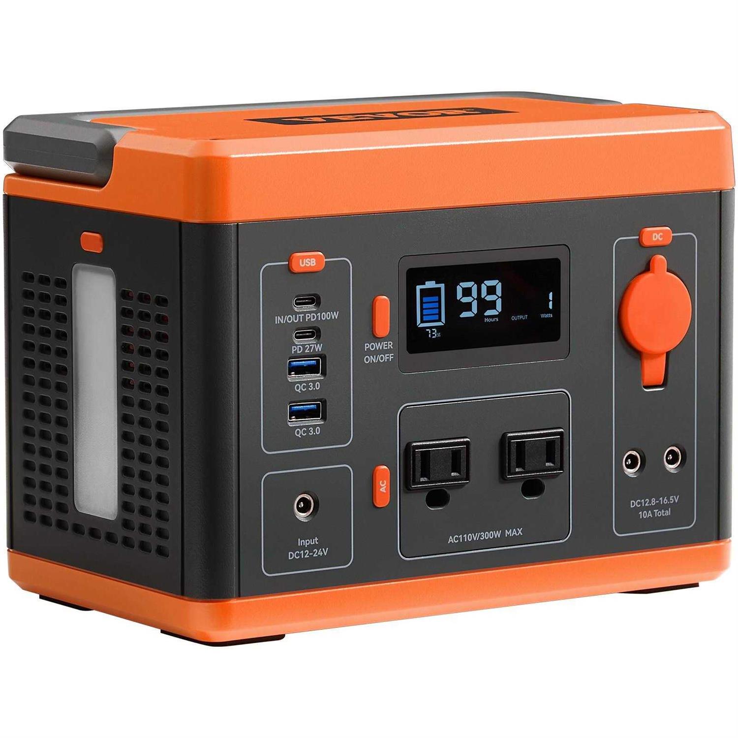 VEVOR Portable Power Station Solar Generator 296Wh 300w Backup Lithium Battery - Cheap Fitting