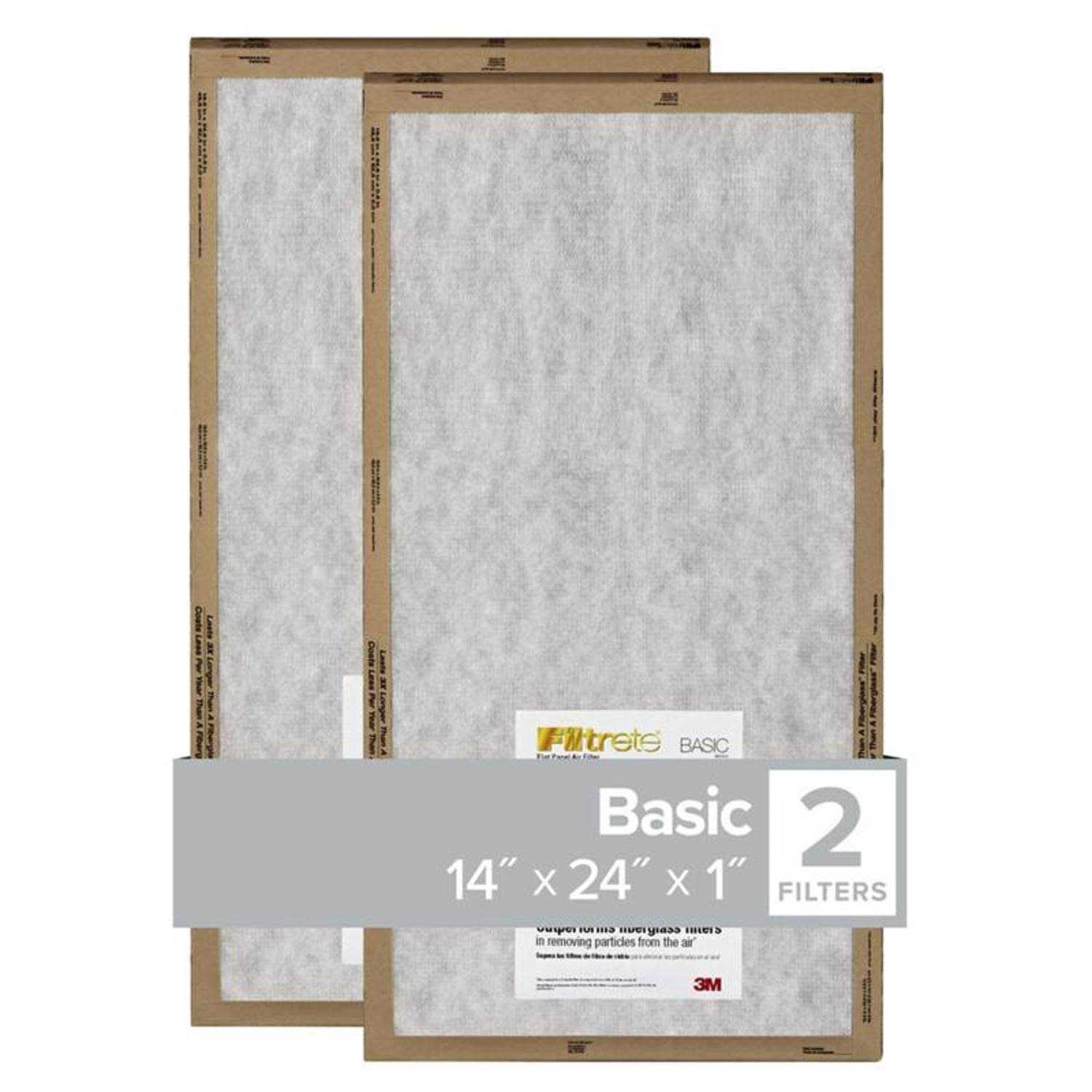 FPL23-2PK-24 Filtrete Flat Panel Air Filter - Cheap Fitting