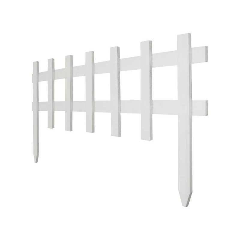 Greenes Fence White Wood Picket Fence - Cheap Fitting