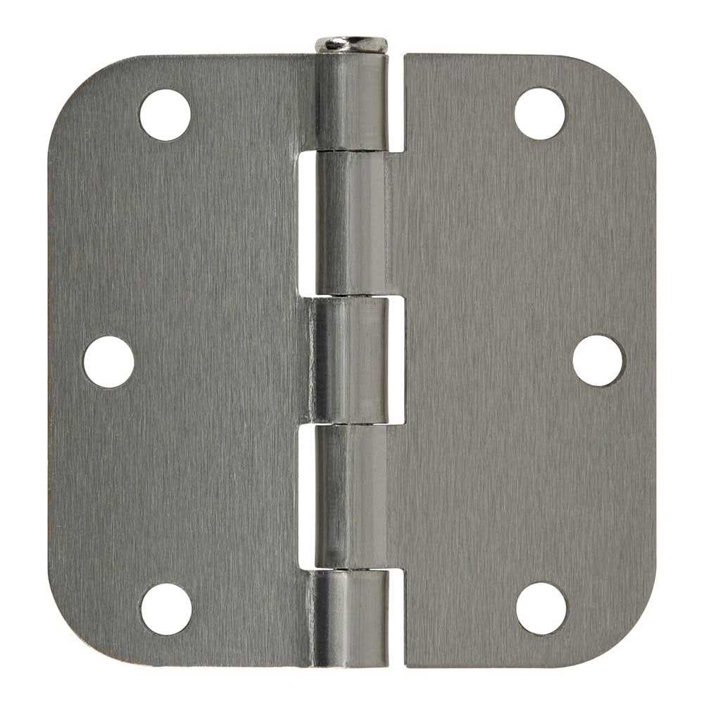 ReliaBilt 3-1/2-in H x 5/8-in Radius Satin Nickel Mortise Interior Door Hinge 605669 - Cheap Fitting