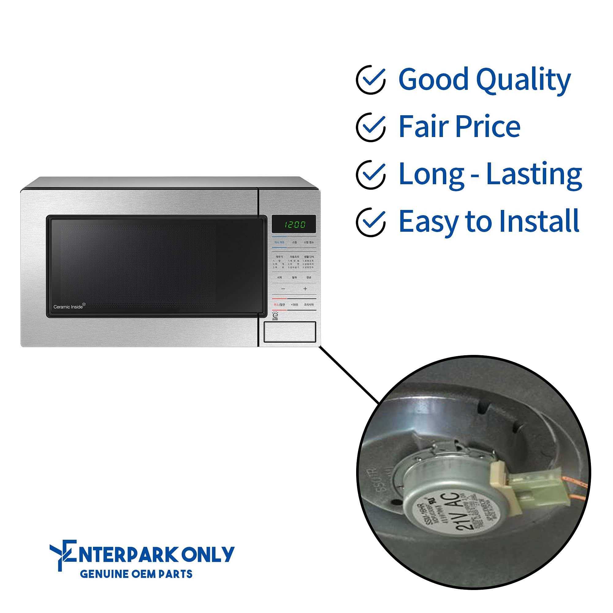 Enterpark De31-10172c Microwave Turntable Motor Ssm-16hr Replacement Part for Ge Replaces 41208011 Mdpj030bf - Cheap Fitting