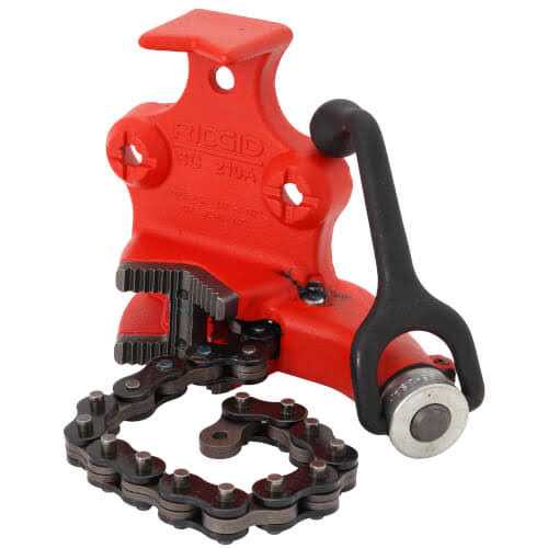Ridgid 40185 Top Screw Bench Chain Vise - Cheap Fitting