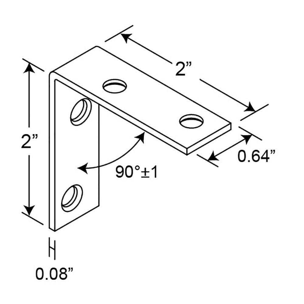 Prime-Line MP9221 Angle Corner 2 - Cheap Fitting