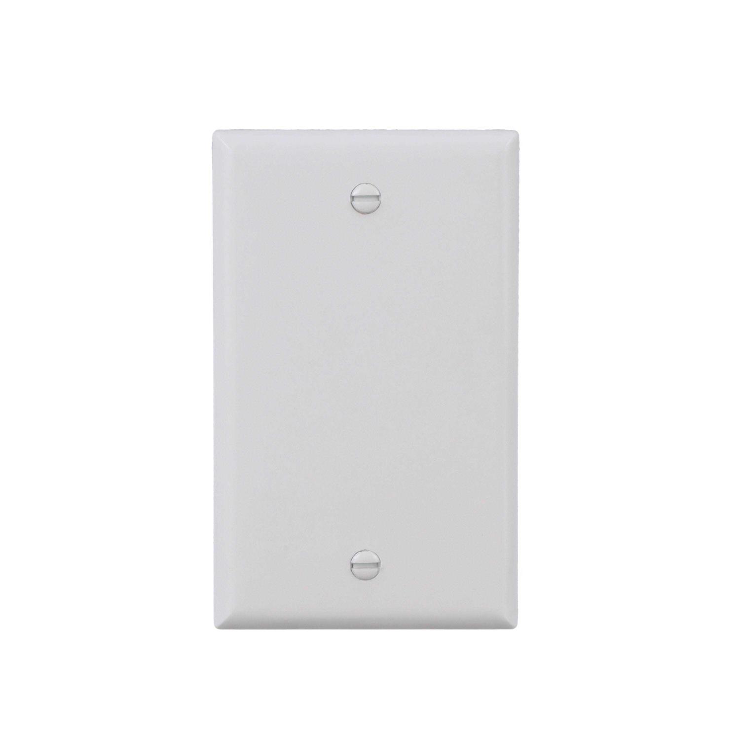 Eaton 1-Gang Blank Standard Wall Plate - Cheap Fitting