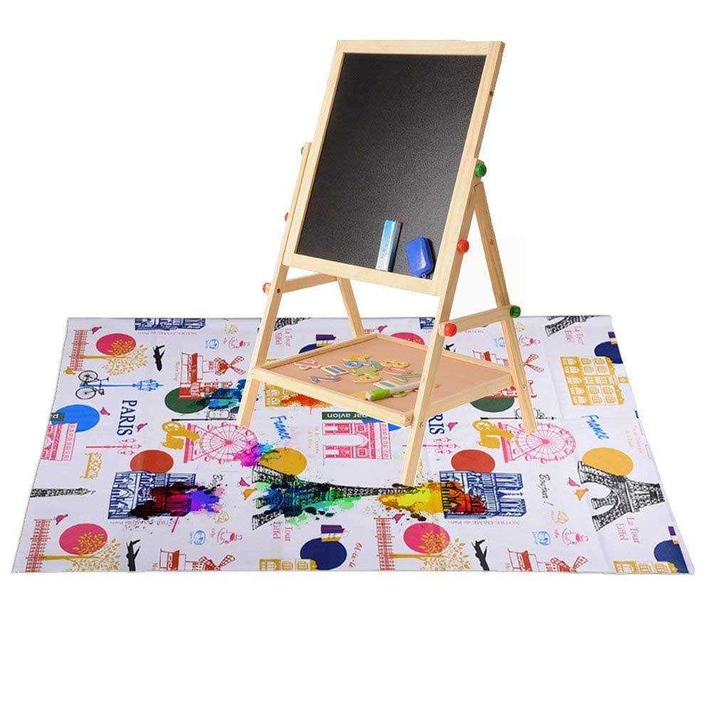 Mudder Kids Painting Drop Cloth Washable Art Floor Mat For Art Easel - Cheap Fitting