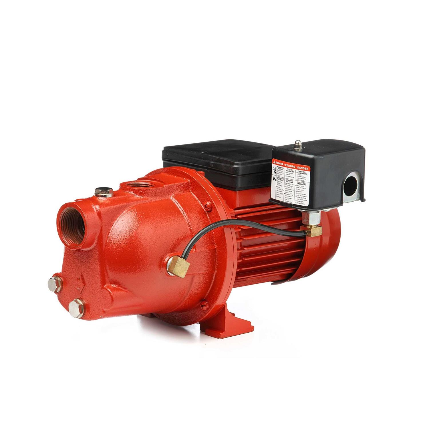 Red Lion 97080502 RL-SWJ50 1/2 HP Cast Iron Shallow Well Jet Pump - Cheap Fitting