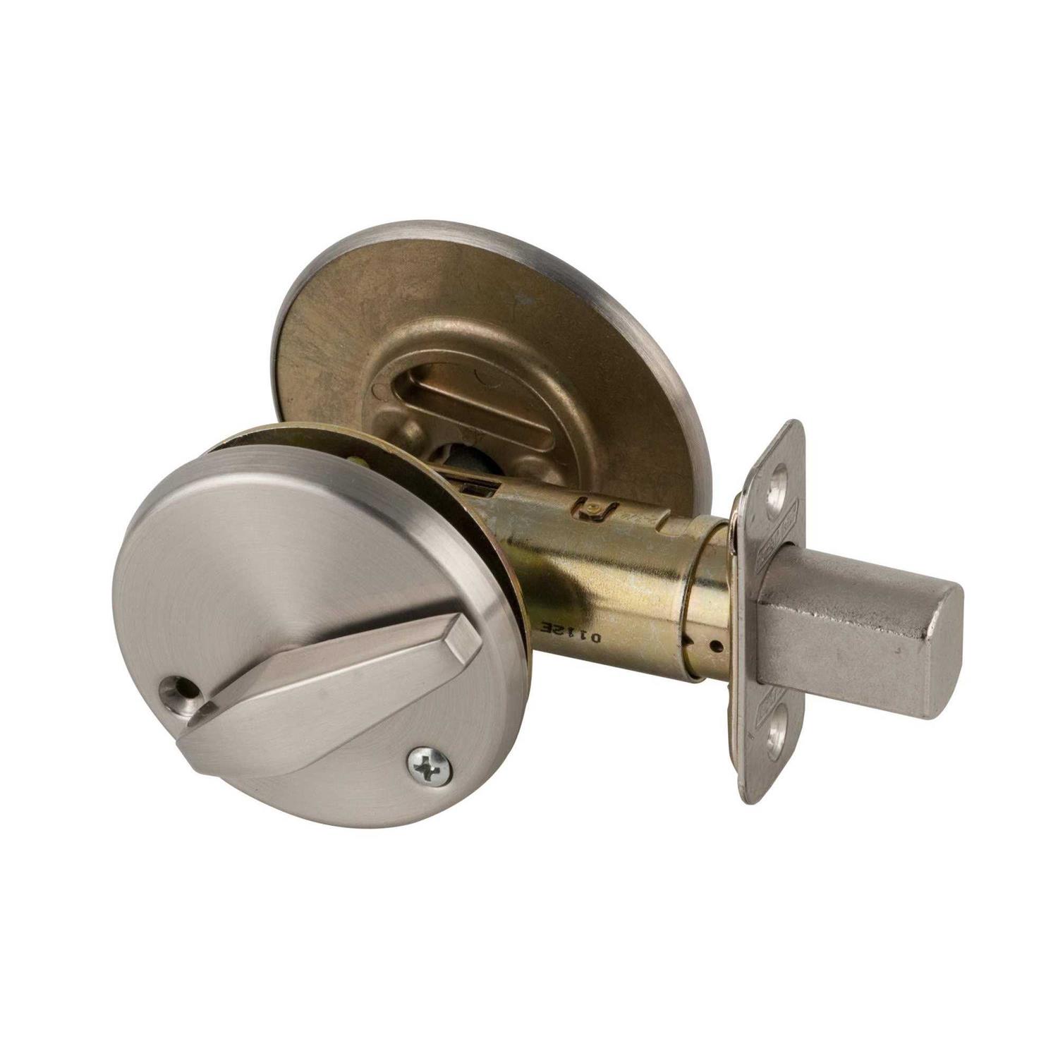 Schlage B571 One Sided Deadbolt with in Use Indicator - Cheap Fitting