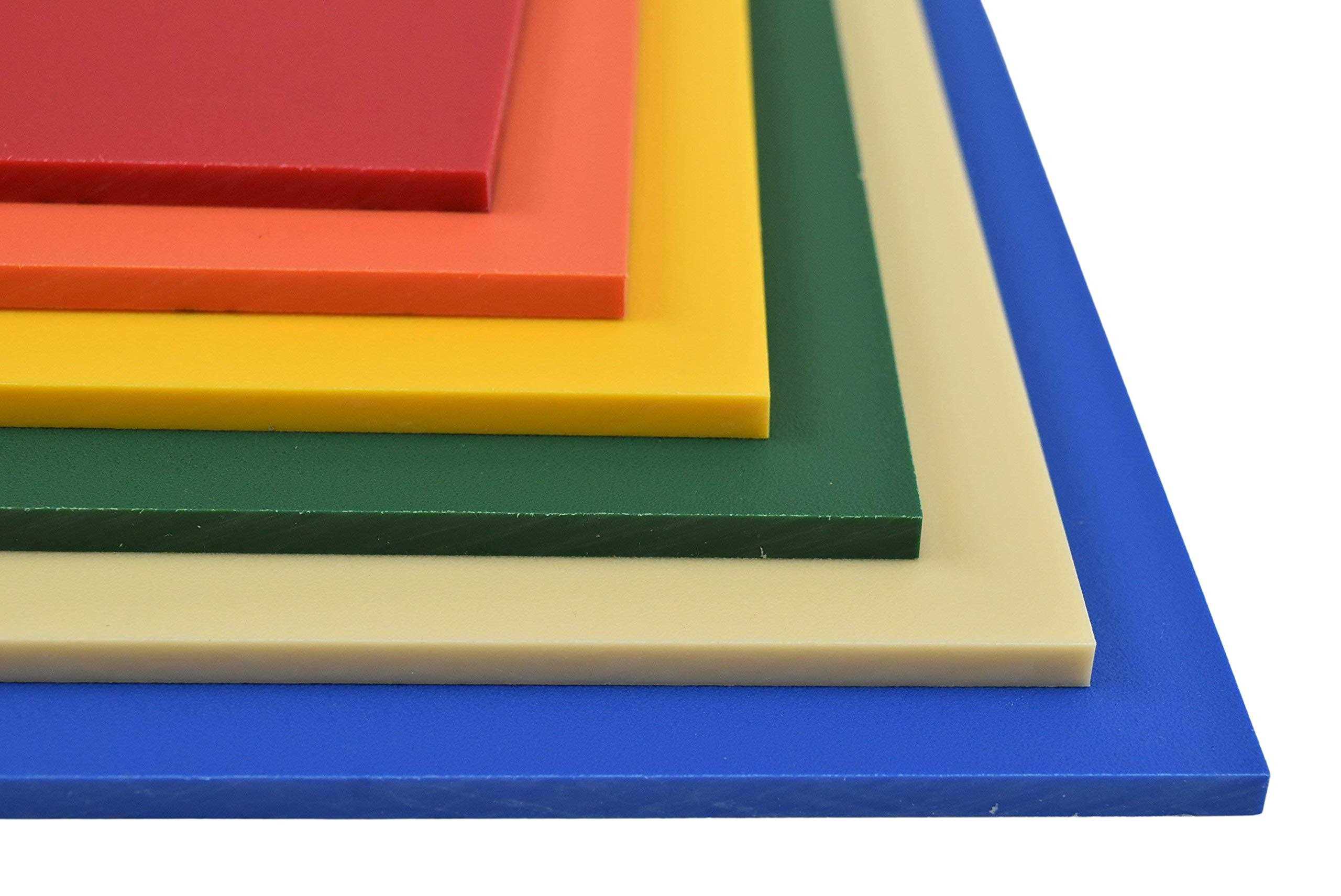 Buyplastic King ColorCore Plastic Sheet 1/4 x 12 x 24 - Cheap Fitting