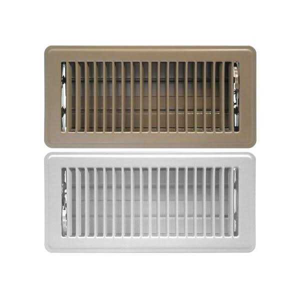 Accord Abfrbr412 Floor Register with Louvered Design - Cheap Fitting