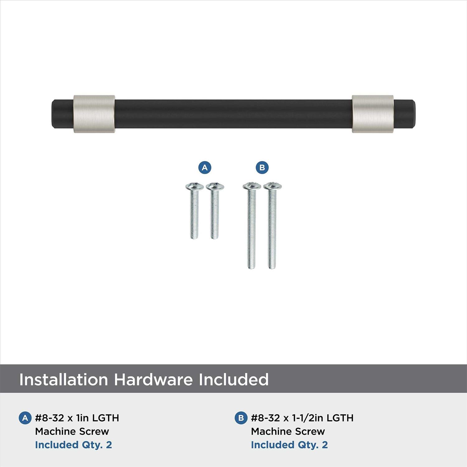 Amerock Mergence Pull Matte Black BP36858FB - Cheap Fitting