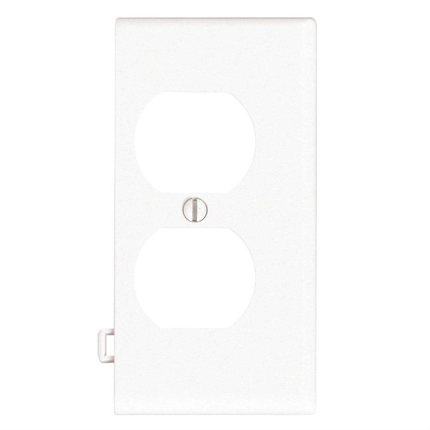 Leviton Duplex Receptacle Sectional Wallplate PSE8-W - Cheap Fitting