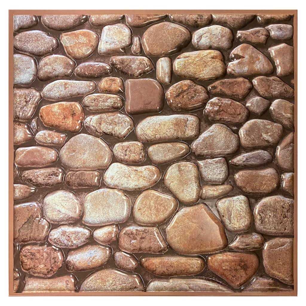 Tool Bench Hardware River Rock Self-Adhesive Wall Tile - Cheap Fitting