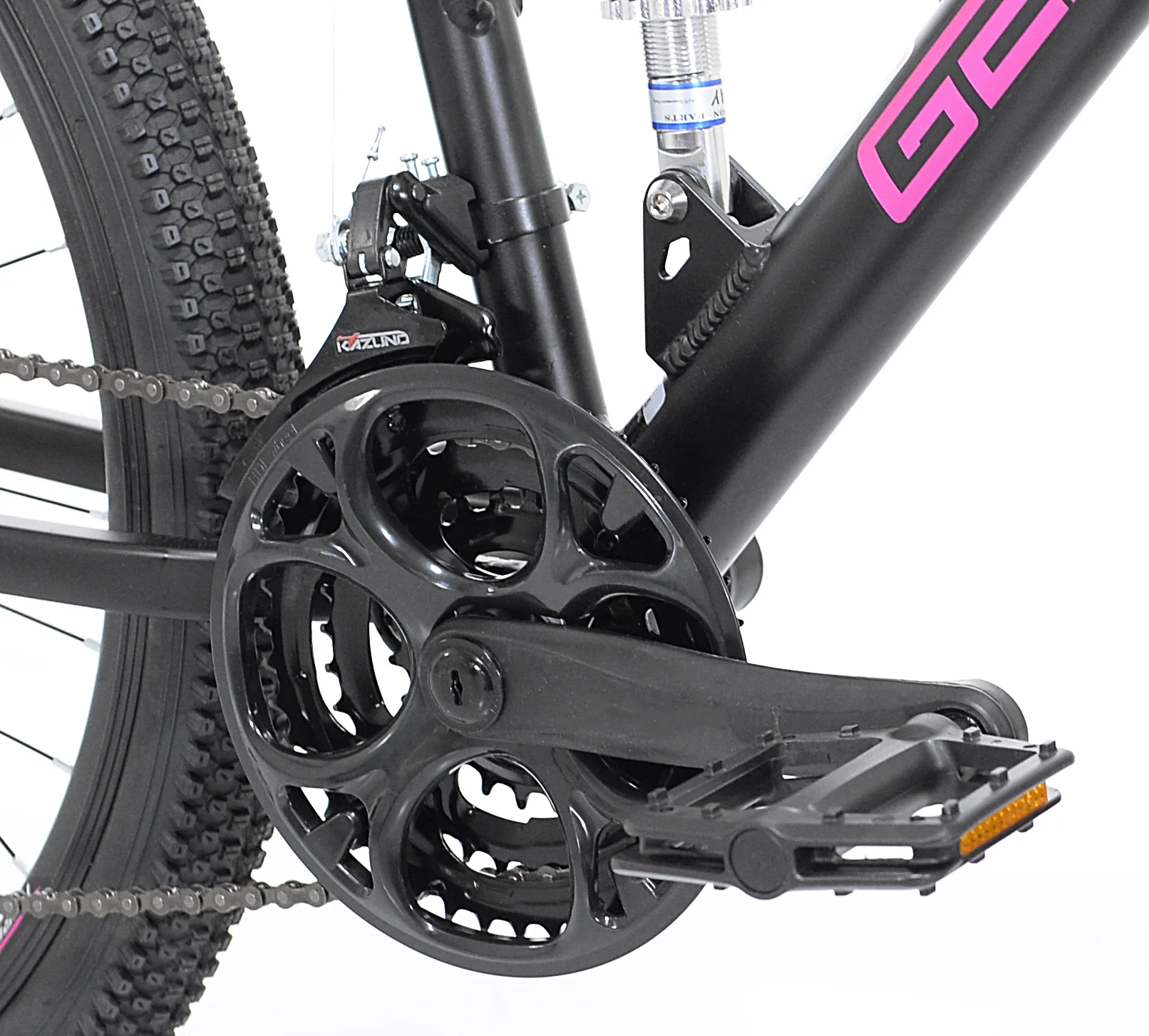 Kent Genesis 26 in. Maeve Women's Mountain Bike, Black and Pink - Cheap Fitting