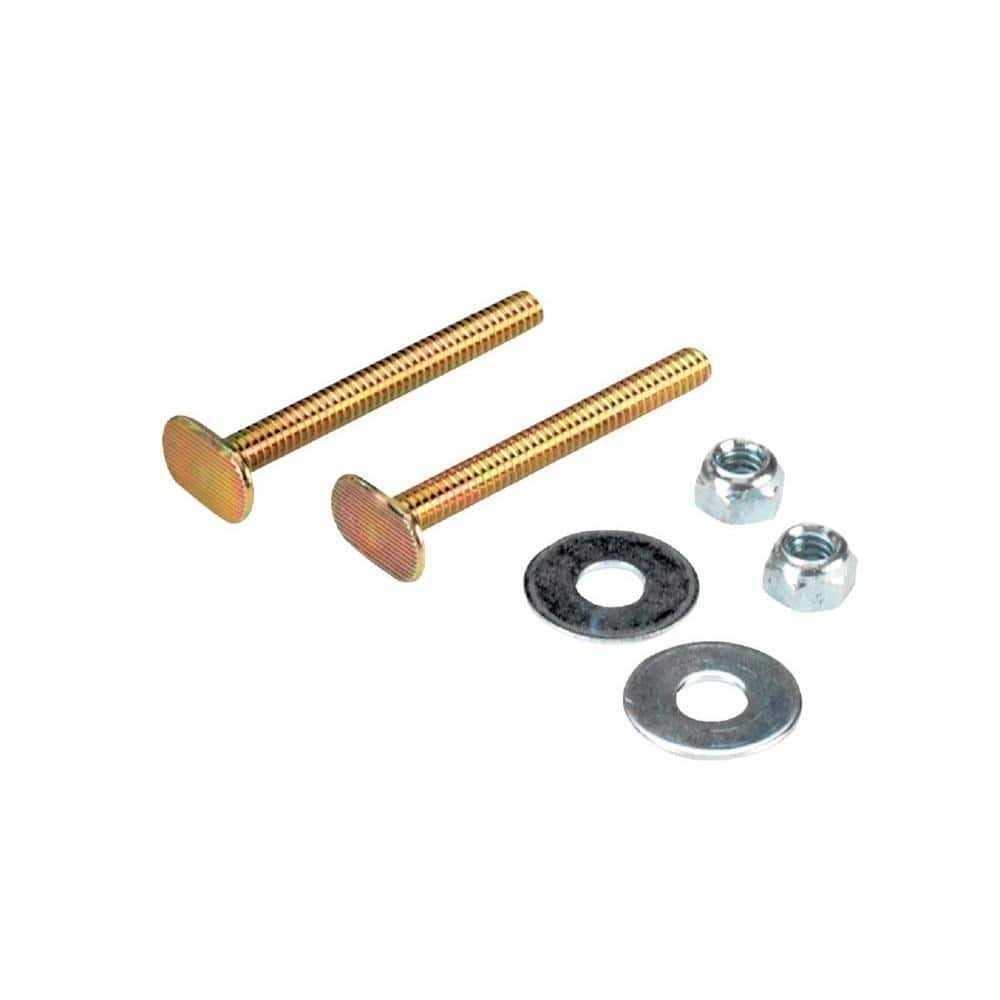 QEP Toilet Bowl Bolt Kit with 1/4 in. x 2-1/4 in. Bolts, Nuts and Washers - Cheap Fitting
